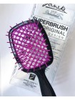 Janeke Расческа Superbrush The Original Italian Patent (черный, фиолетовый)