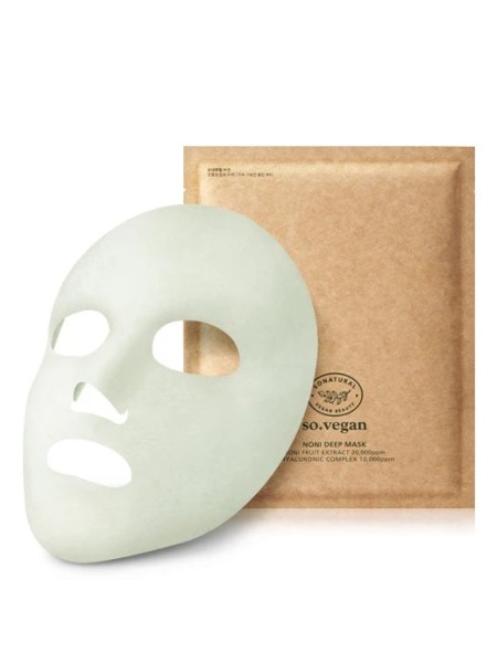 So Natural Веганская восстанавливающая маска с экстрактом нони So.vegan Noni Deep Mask 13мл