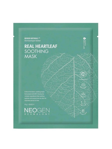 Neogen Успокаивающая маска против сухости с хауттюйнией Dermalogy Real Heartleaf Soothing Mask 13мл