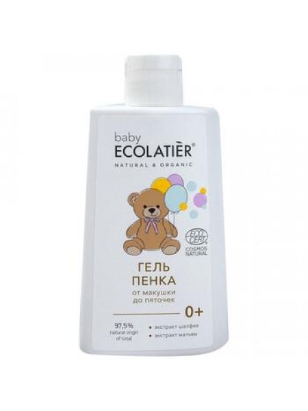 Ecolatier Baby Гель-пенка От макушки до пяточек 0+ Ecocert 250мл