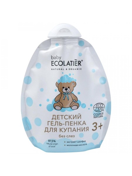 Ecolatier Детский гель-пенка для купания 3+( мягкая упаковка) 250 мл.																														