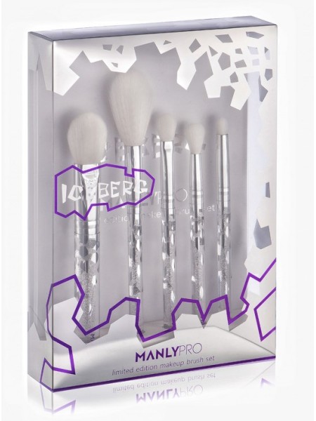 MANLY PRO Набор кистей ICEBERG Limited Edition MakeUp Brush Set