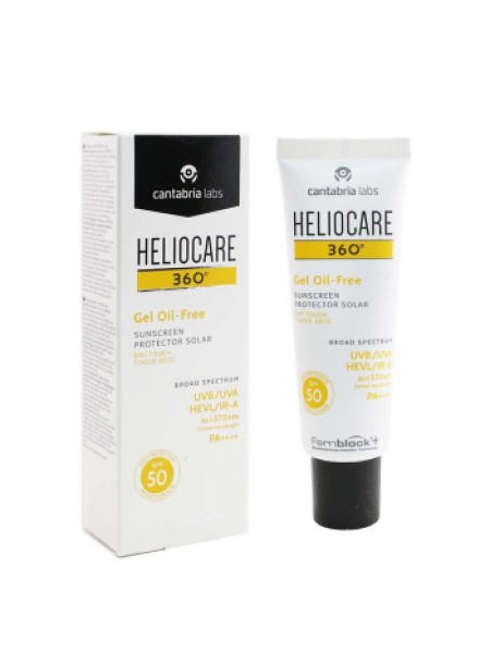 HELIOCARE Солнцезащитный гель by Cantabria Labs 360 Gel - Oil Free (Dry Touch) SPF50 50 мл