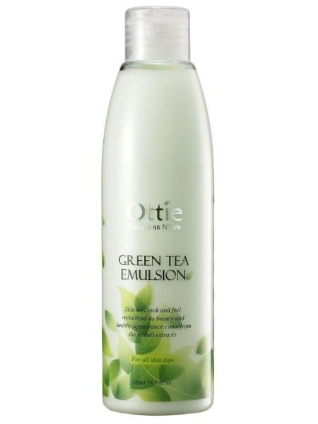 OTTIE Эмульсия для лица с зеленым чаем GREEN TEA EMULSION 200мл.
