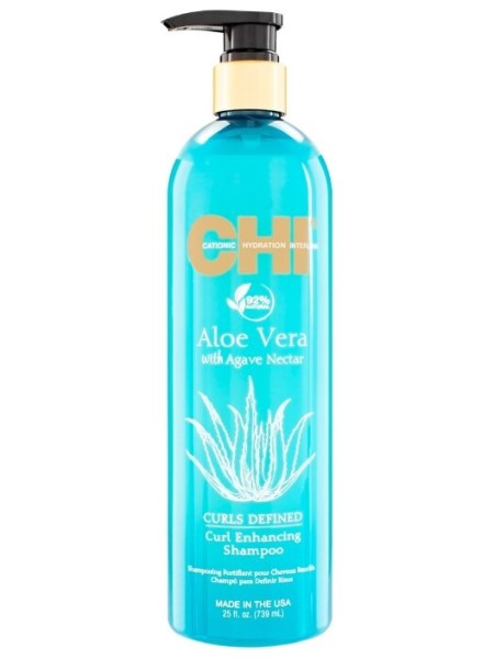 CHI Шампунь для вьющихся волос Aloe Vera Shampoo 739 мл