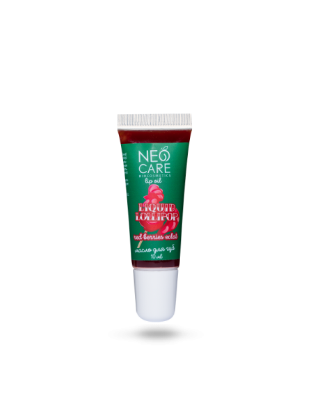 LEVRANA Масло для губ Neo Care «LIQUID LOLLIPOP» red berries eclat 10 мл