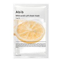 Abib Осветляющая слабокислотная маска с юдзу Mild Acidic pH Sheet Mask Yuja Fit