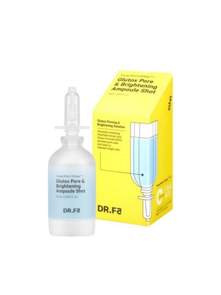 DR.F5 Ампула-шот глутокс поросуживающая с центеллой Glutox pore and brightening ampoule shot,15мл