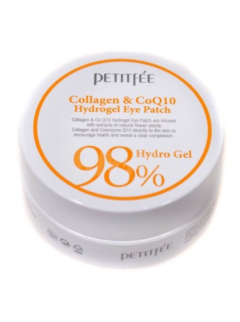 PETITFEE Гидрогелевые патчи с коллагеном Collagen&CoQ10 Hydrogel Eye Patch