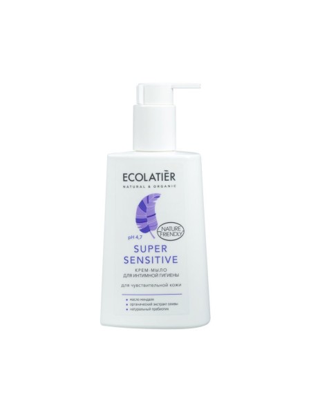 Ecolatier Крем-мыло для интимной гигиены Super Sensitive для чувствительной кожи 250мл