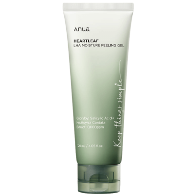 Anua Отшелушивающий пилинг-гель с LHA-кислотой Heartleaf LHA Moisture Peeling Gel 120 мл