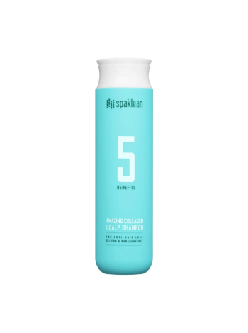 Spaklean Шампунь глубокой очистки с коллагеном Amazing collagen scalp shampoo 300 мл