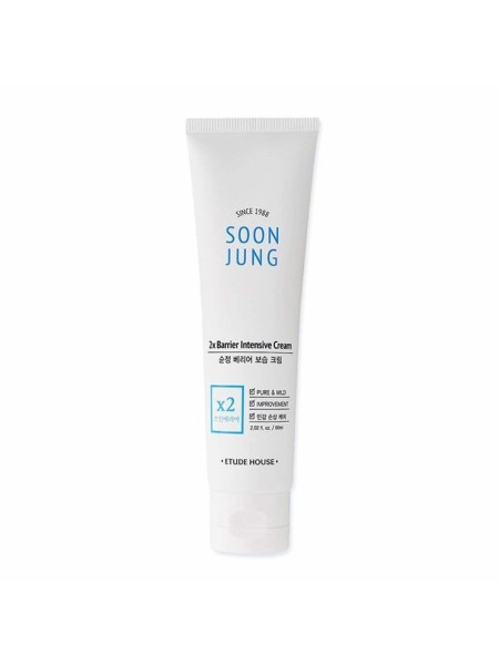 ETUDE HOUSE Крем для лица увлажняющий Soon Jung 2x Barrier Intensive Cream 60мл
